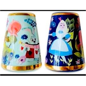 Alice in Wonderland Salt & Pepper Shakers